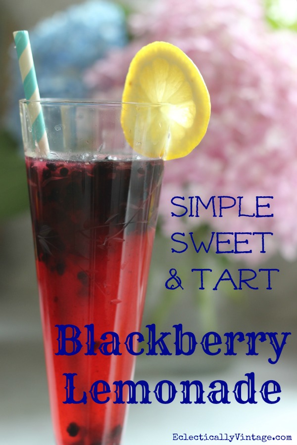 Amazing Sweet & Tart Blackberry Lemonade